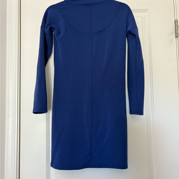 Athleta Women’s Blue Wool Blend Long Sleeve Sweater Dress - Picture 9 of 10